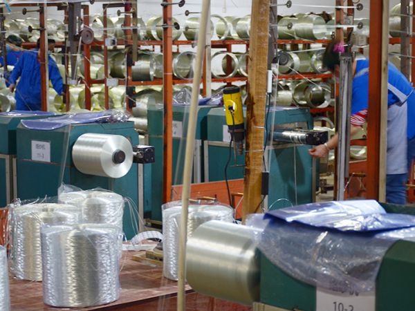 玻璃纤维生产车间