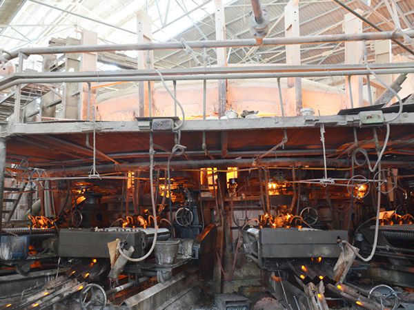 玻璃球生产车间